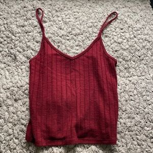 2/$15 🔥 Red Cropped Tank Top